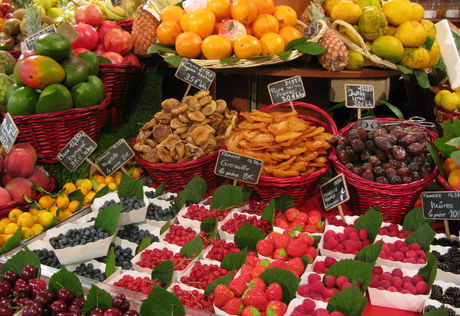 Zöldség-gyümölcs piac