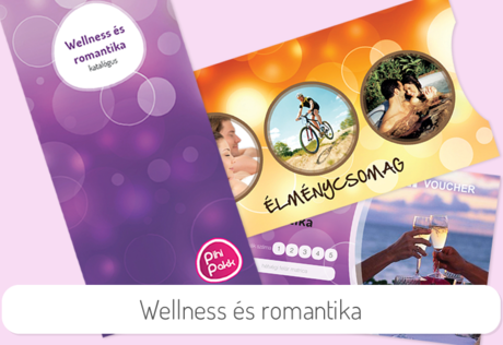 Wellness és romantika élménycsomag (tok, utalvány, katalógus)
