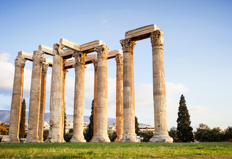 Zeusz templomának romjai